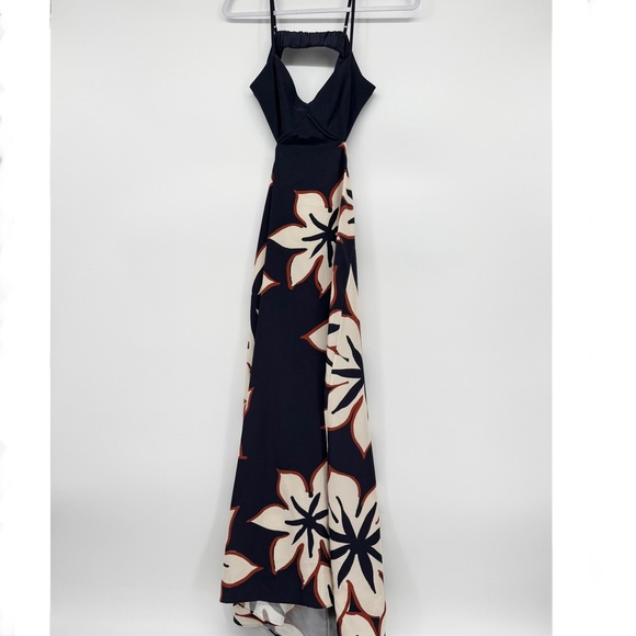 NWT Madewell Women’s Open-Back Maxi Dress in Silk Floral Size 0 - Picture 6 of 10